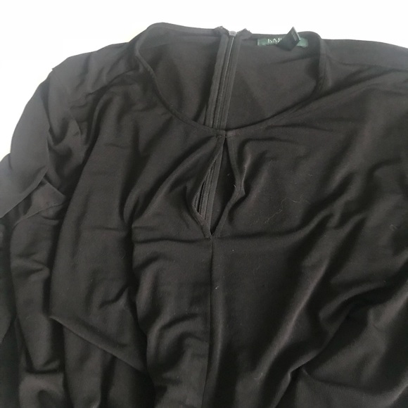 Wide Leg Black Jumpsuit - Picture 5 of 6